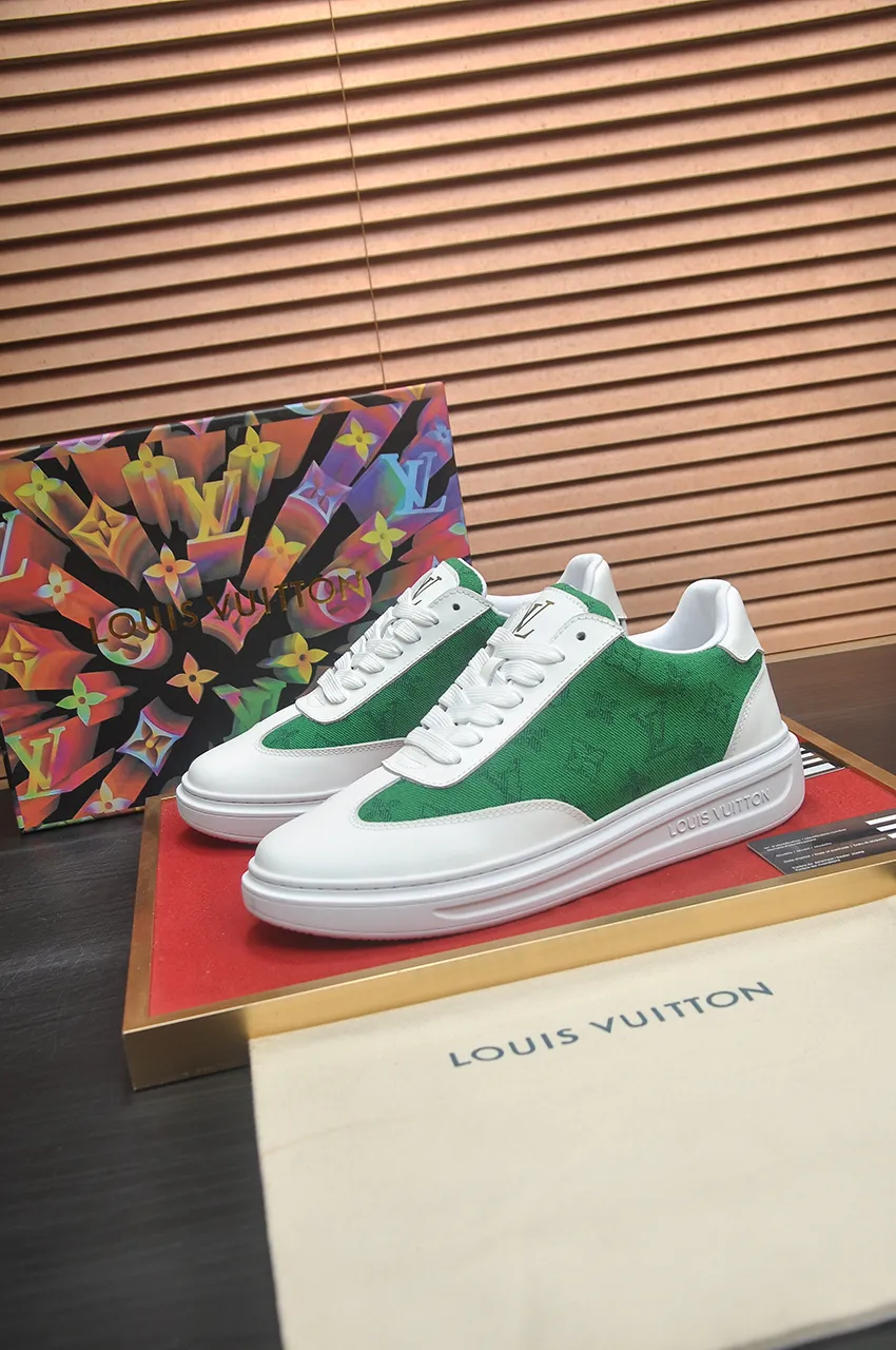 Men's shoes 💰540💶[LOUIS VUITTON] Original order price (water-dyed cowhide lining) new model 🍀LV Louis Vuitton * - top version of LV classic trendy shoes! Made of imported original cowhide, water-dyed cowhide lining, and original wear-resistant rubber outsole! High quality products! Code number 38-45 (45 is custom-made and cannot be returned or exchanged)